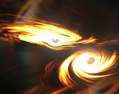 Fusão de buracos negros com órbitas excêntricas é detectada pela 1ª vez