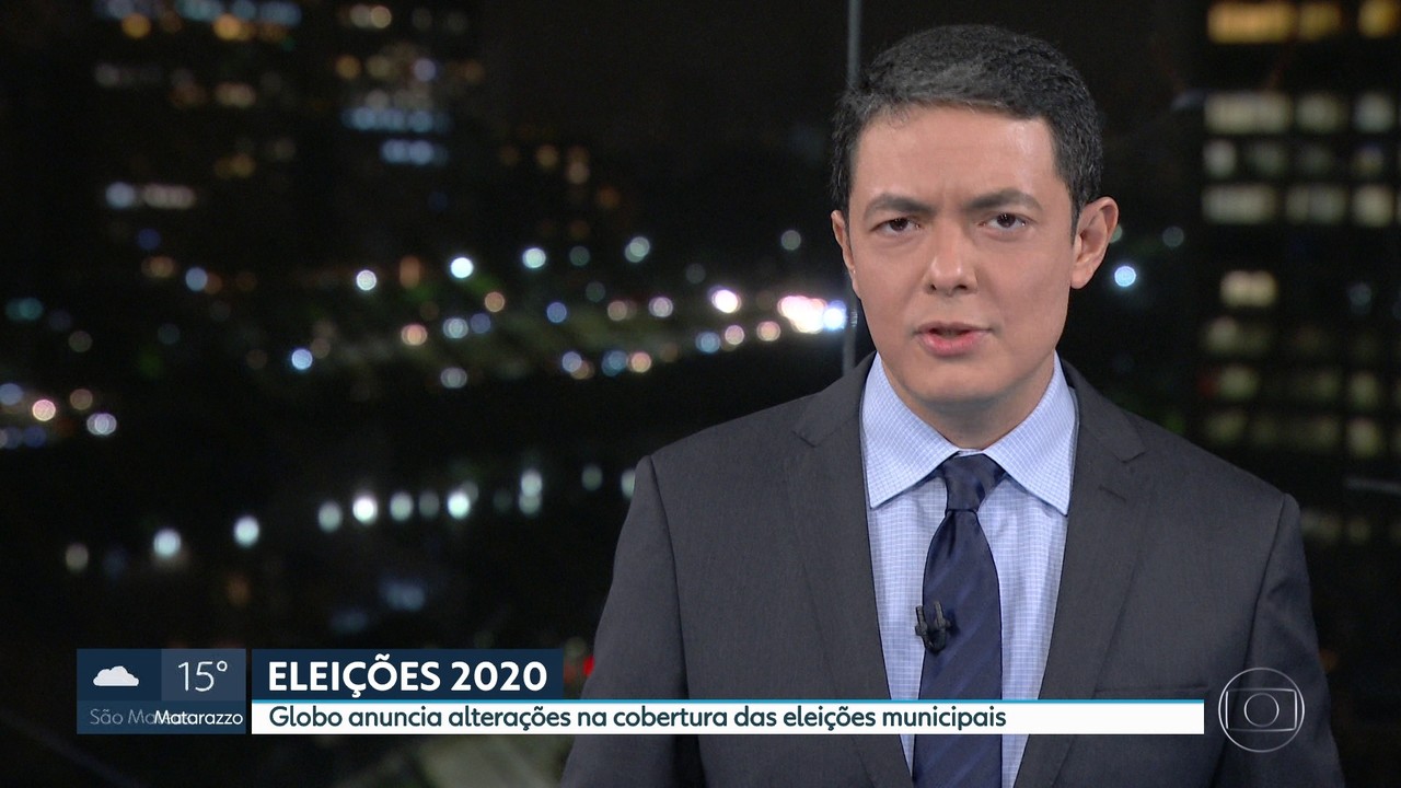 Globo anuncia alterações na cobertura das eleições municipais