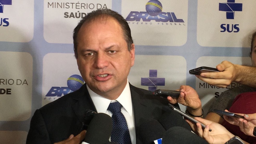 O ministro da Saúde, Ricardo Barros.  (Foto: Elvys Lopes/TV Globo)