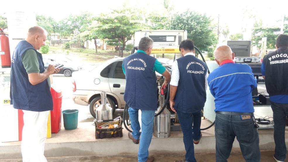 Índice de reprovação de bombas de combustível no Maranhão permanece acima da média nacional (Foto: Divulgação / Inmeq-MA)