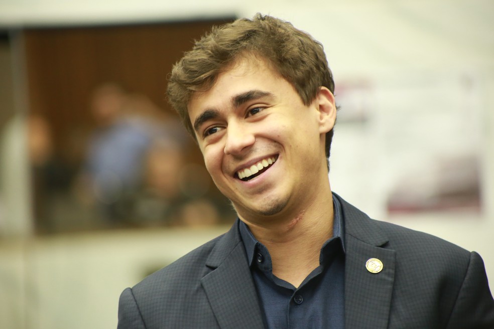 O parlamentar mais votado Nikolas Ferreira (PL) — Foto: Karoline Barreto/Infoglobo 