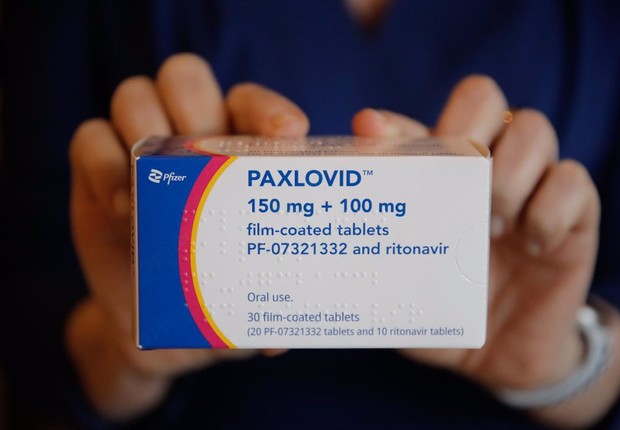 Paxlovid, remédio da Pfizer contra Covid-19 (Foto: Reprodução/Twitter)