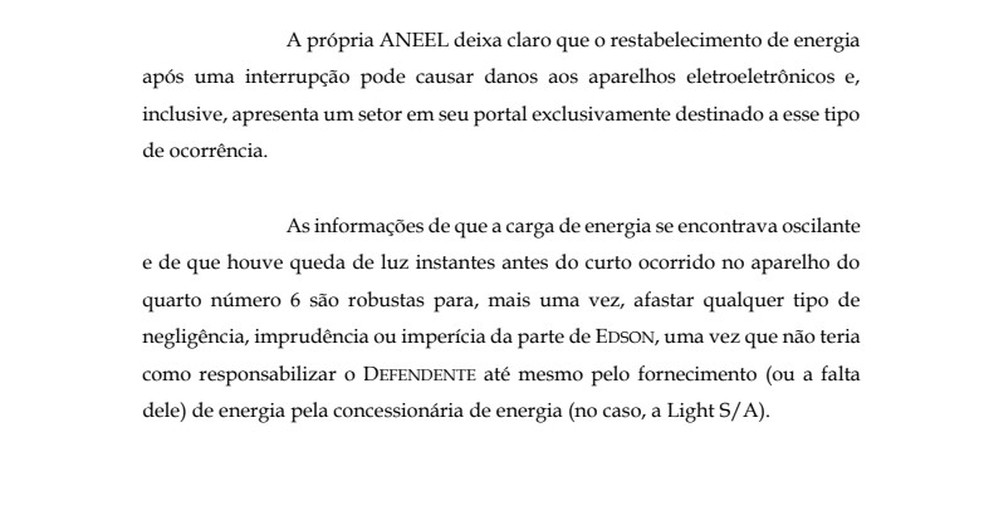 Defesa de Edson Colman, técnico em refrigeração, sugere que oscilações de energia levaram a incêndio — Foto: Reprodução 