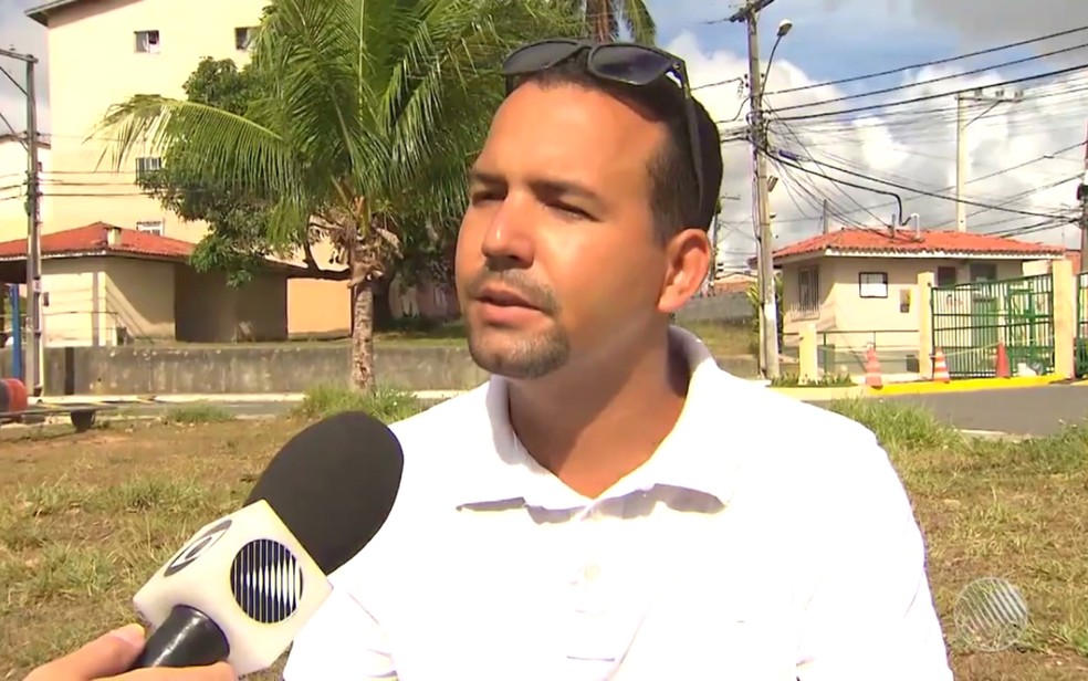 Sergio Mesquita conta que está tomando cuidado para não contaminar outras pessoas (Foto: Reprodução/TV Bahia)