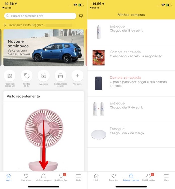 Como Ver Todas As Compras No Mercado Livre E Commerce Techtudo Saiba quais produtos tem devolucao, como devolver uma compra e quando reembolsaremos seu dinheiro. as compras no mercado livre