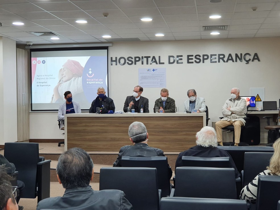 Hospital Regional do Câncer de Presidente Prudente (HRCPP) mudou o nome para Hospital de Esperança — Foto: Heloise Hamada/G1