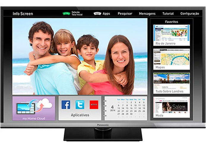 Smart TV Panasonic tem qualidade de imagem HD com 32 polegadas (Foto: Divulgação/Panasonic)