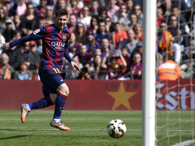 Messi, Barcelona x Rayo Vallecano (Foto: AFP)