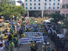 Manifestantes fazem protesto em Manaus contra governo Dilma