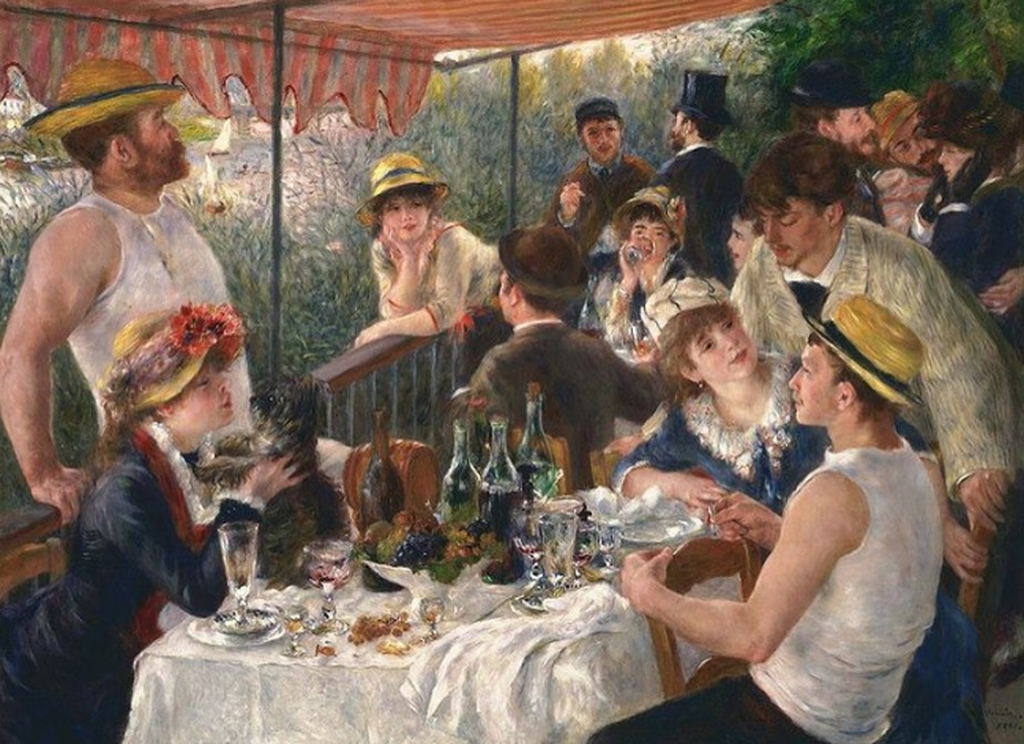 Almoço dos Banqueiros (1880-1881), de Pierre-Auguste Renoir