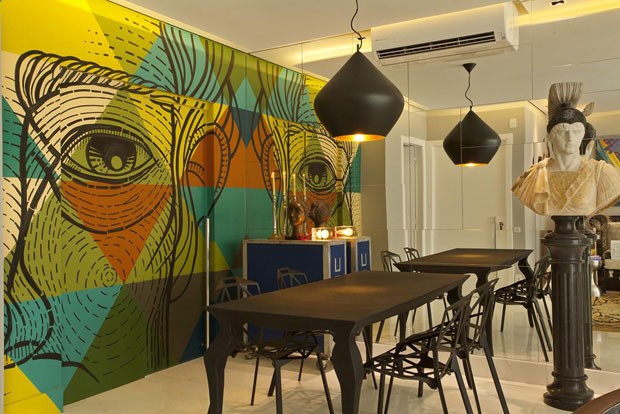 Apartamento colorido e moderno (Foto: Leandro Farchi/Divulgação)