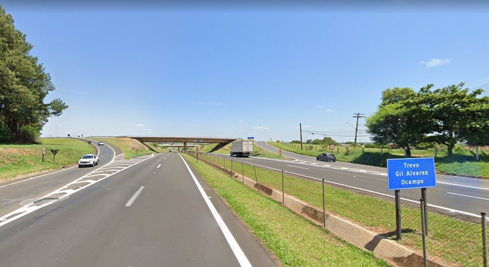O trevo de acesso a Marília e à SP-294 é um dos dispositivo da Rondon que passará por obras até domingo — Foto: Reprodução/Google Maps