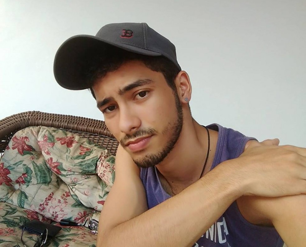 A young man shot in his face during an attack - Photo: Personal archive