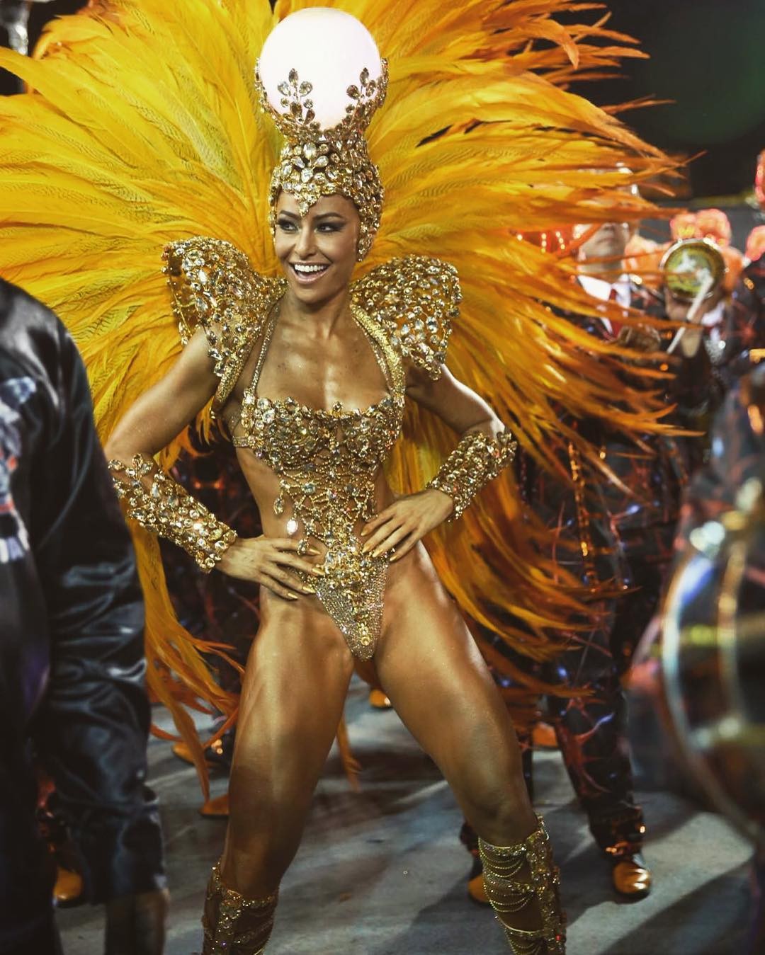 Musa do Carnaval: em produção do posto de rainha da bateria da Vila Isabel, no RJ (Foto: Reprodução/Instagram)