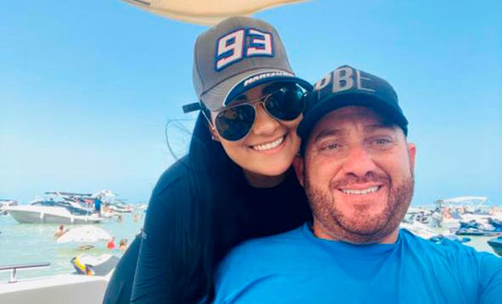 Amanda e Danyllo, primeira v�tima da Covid-19 na Para�ba � Foto: Alane Amanda de Oliveira Silva