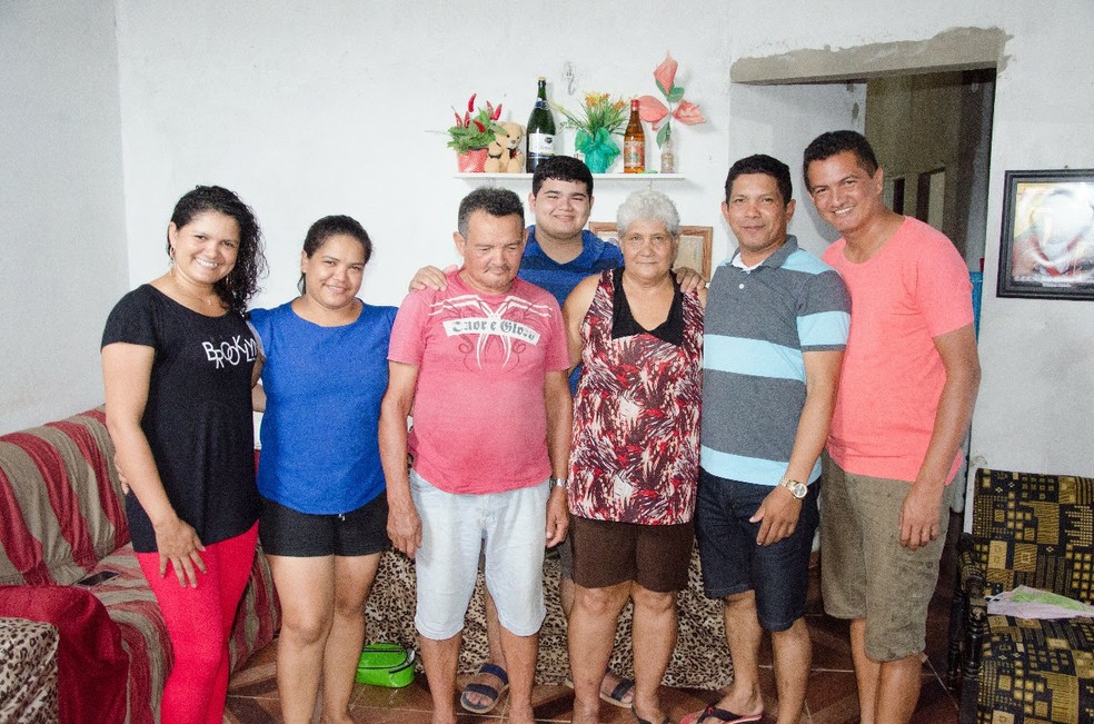 Dona Ubaldina teve cinco filhos e nove netos  — Foto: Arquivo pessoal 