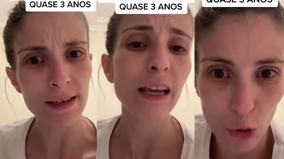 Ana Ligia Canieto revelou a situação íntima nas redes sociais — Foto: Reprodução / Tik Tok