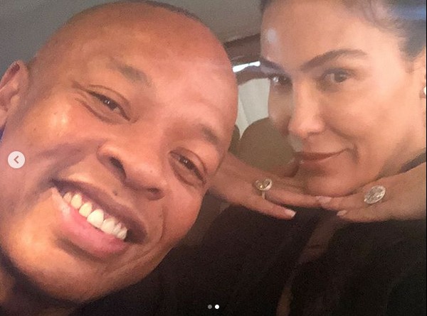 O rapper Dr. Dre e a ex-esposa, Nicole Young (Foto: Instagram)