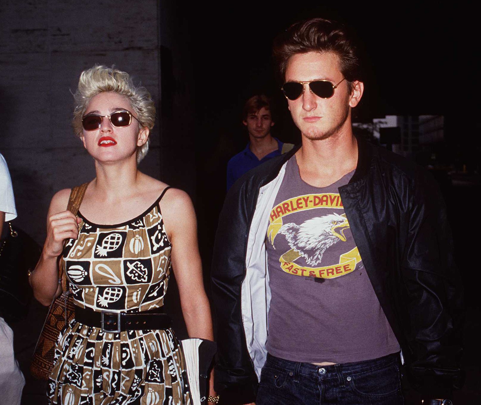 Madonna e Sean Penn em 1986 (Foto: Getty Images)