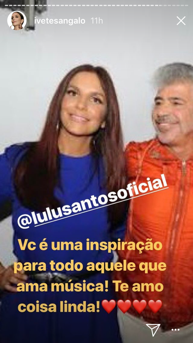 Ivete Sangalo e Lulu Santos (Foto: Reprodução/Instagram)