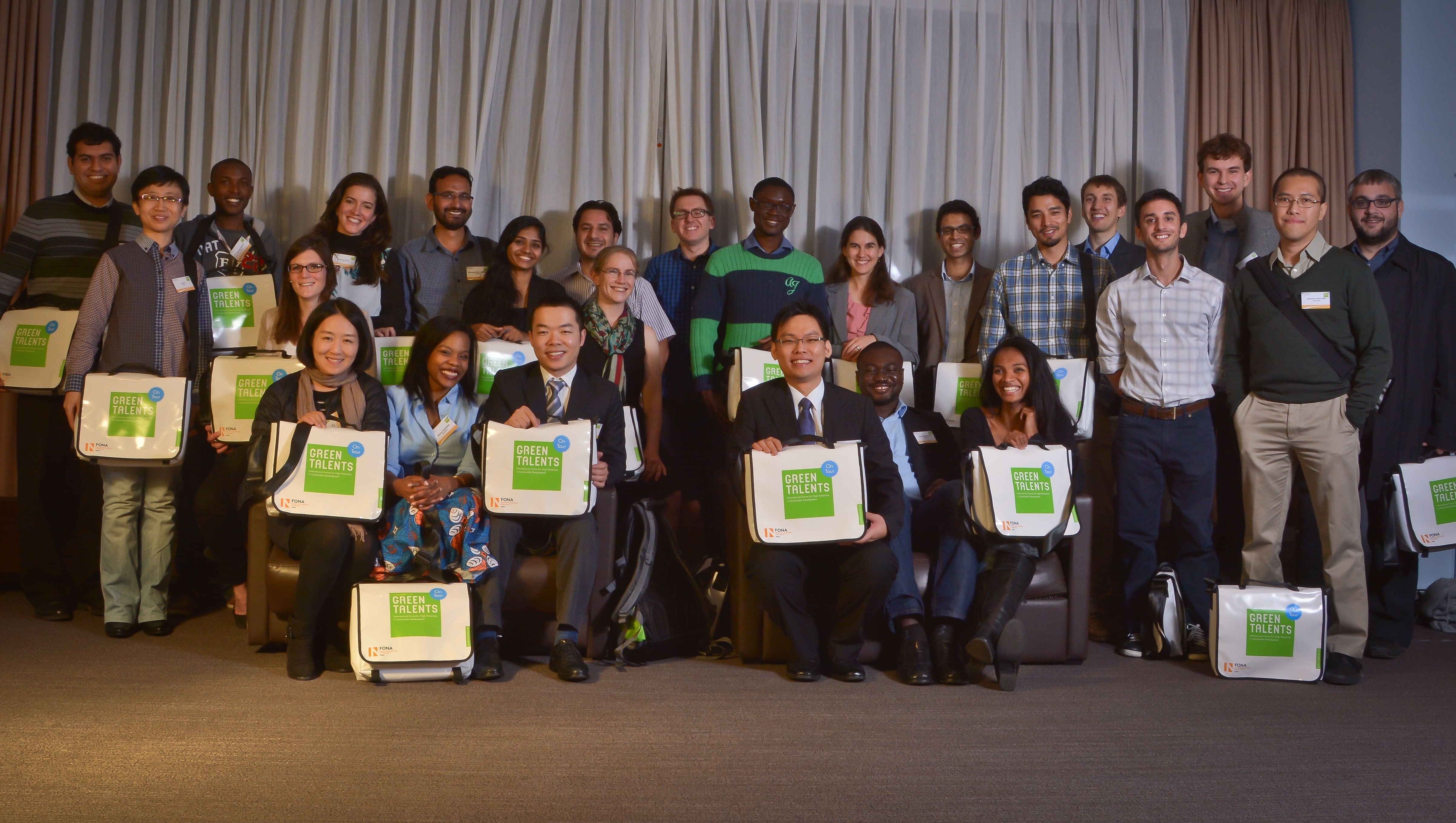 Os 25 'talentos verdes' de 2014 reunidos (Foto: Divulgação)