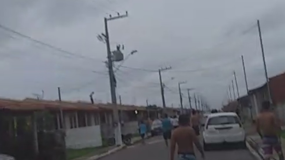 Criminosos invadem e roubam condomínio em São José de Ribamar — Foto: Divulgação/Redes Sociais