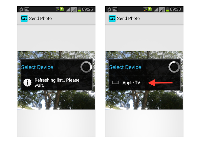 Definindo uma Apple TV como dispositivo pareado com o Android através do AirBuddy (Foto: Reprodução/Marvin Costa)