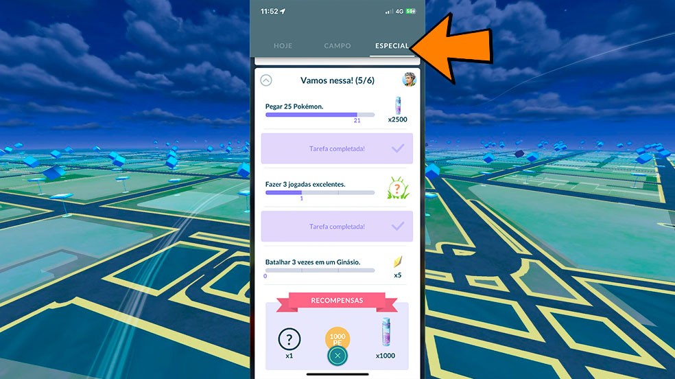 Como conseguir a Master Ball em Pokémon GO - Passo 3 — Foto: Reprodução/Felipe Vinha