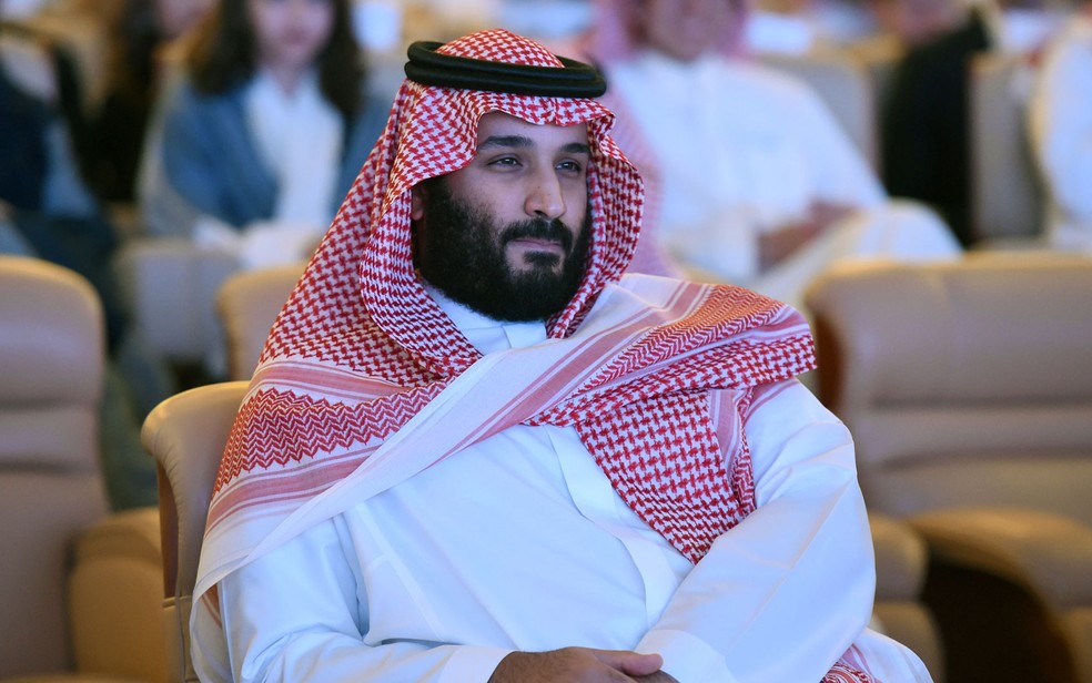 O príncipe herdeiro da Arábia Saudita, Mohammed bin Salman — Foto: Fayez Nureldine/AFP