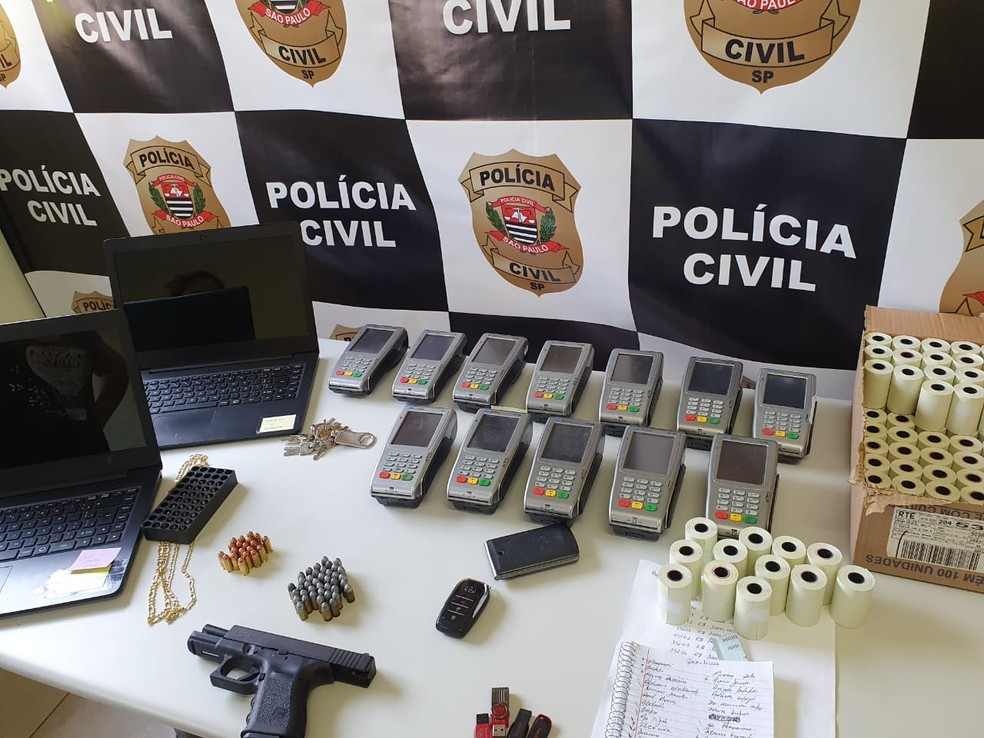 Operação Camouflage ocorreu em Regente Feijó — Foto: Polícia Civil 