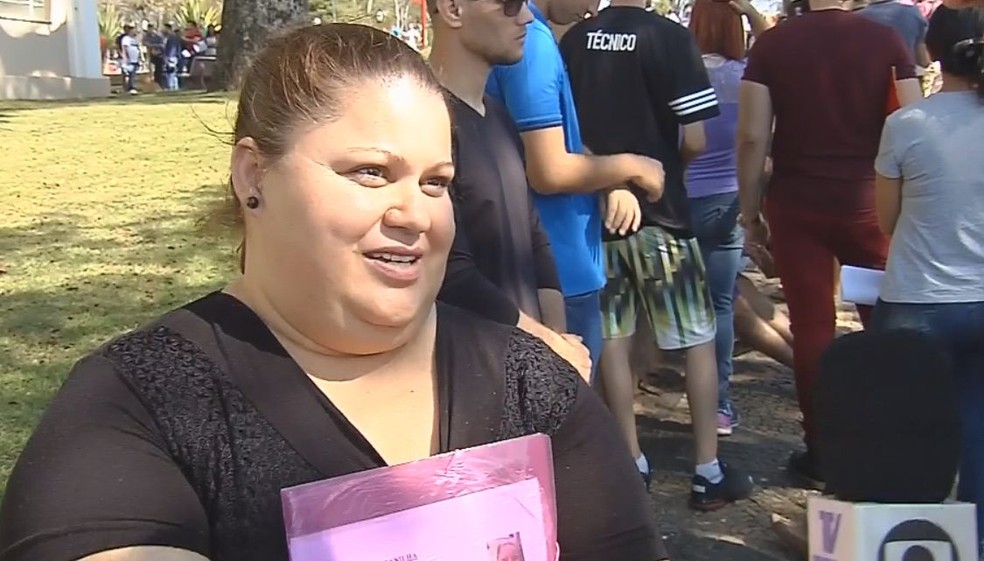 Maria saiu de Garça em busca de uma oportunidade em Vera Cruz (Foto: TV TEM / Reprodução )