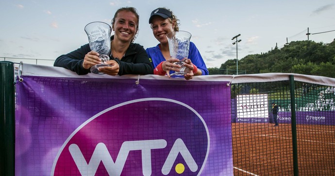 Annika Beck e Laura Siegemund conquistam WTA Florianópolis nas duplas (Foto: Cristiano Andujar / Divulgação)