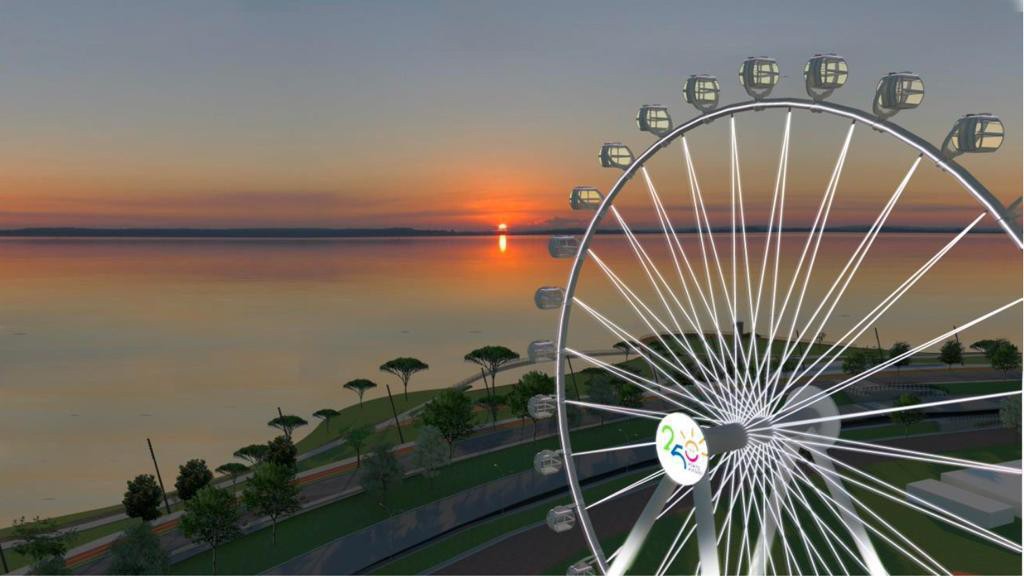Prefeitura de Porto Alegre aprova instalação de roda-gigante na Orla do Guaíba 