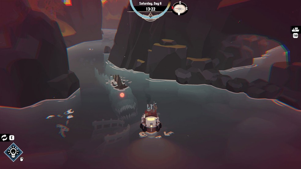 Dredge é um game de pescaria com toques sombrios e grandes mistérios a serem desvendados — Foto: Reprodução/Steam