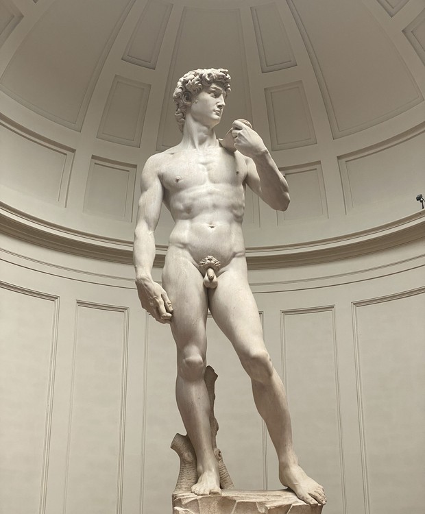 David, uma das principais obras de Michelangelo (Foto: Arquivo pessoal / Juliana Benetti)