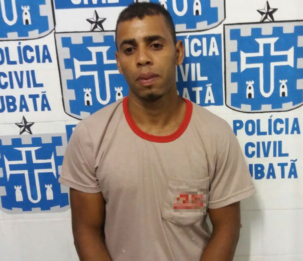 Roberto Soares, marido de Gilvane está preso em Ubatã após agredir mulher (Foto: Ubatã Notícias)