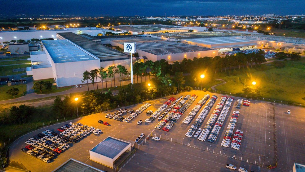 Fábrica da Volkswagen em Taubaté — Foto: Volkswagen/Divulgação