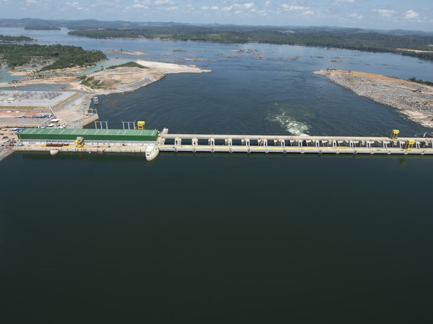 Usina Hidrelétrica Belo Monte fica localizada no rio Xingu, no Pará.  (Foto: Norte Energia)