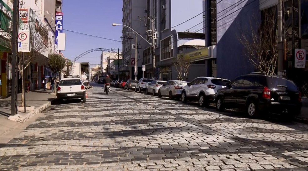 Centro São Lourenço (MG) — Foto: Reprodução/EPTV