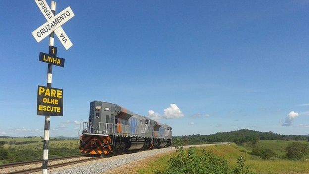 Além da Norte-Sul, o PPI quer leiloar mais onze ferrovias até 2020 (Foto: DIVULGAÇÃO/VALEC via BBC News Brasil)