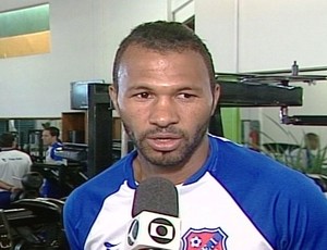 Fabiano, lateral-esquerdo da Ituiutabana (Foto: Reprodução/TV Integração)
