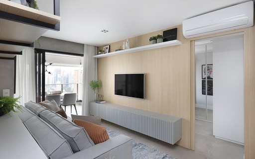 Projeto Integra Ambientes E Amplia Area Social De Ape De 52 M Casa E Jardim Arquitetura