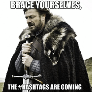 Se preparem: as hashtags estão chegando (Foto: Reprodução Facebook/Mashable)
