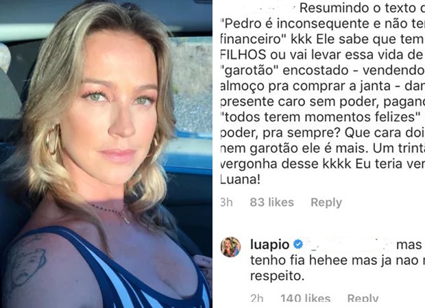 Luana Piovani concorda com críticas a Scooby (Foto: Reprodução Instagram)