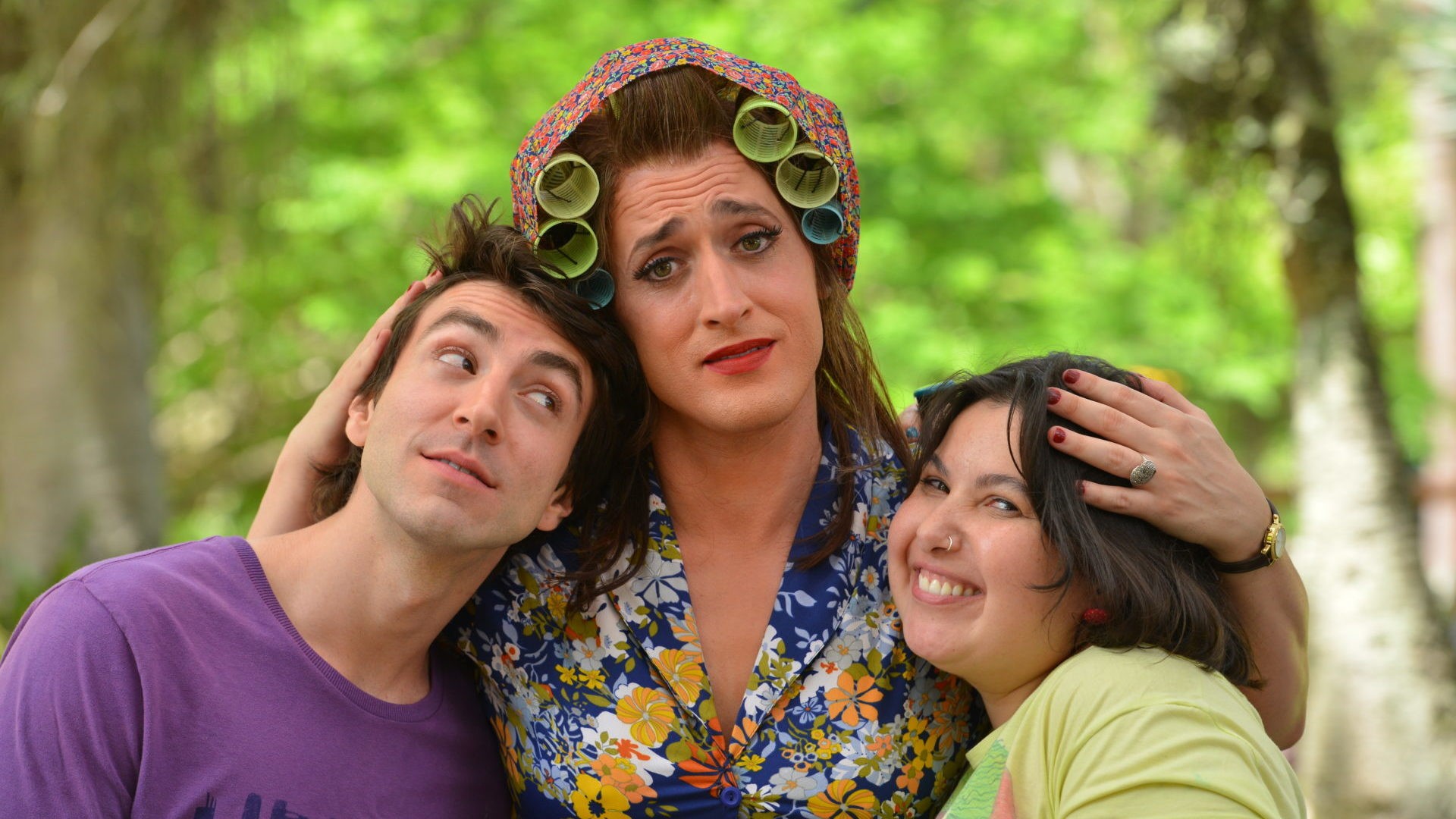 Paulo Gustavo com Rodrigo Pandolfo e Mariana Xavier em 'Minha Mãe é uma Peça'  (Foto: reprodução de internet )