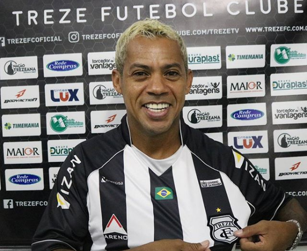 Marcelinho Paraíba defende o time do Treze, de Campina Grande (Foto: Ramon Smith/Treze/Arquivo)