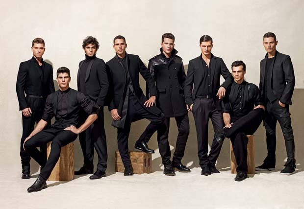 A seleção brasileira da moda masculina (Foto: Richard Phibbs)