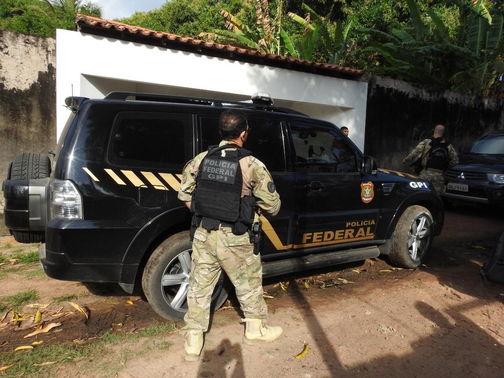 Polícia Federal em combate a tráfico de armas e drogas no Maranhão — Foto: Divulgação / Polícia Federal