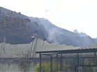 Vídeo mostra incêndio em empresa no limite de Arujá e Itaquaquecetuba