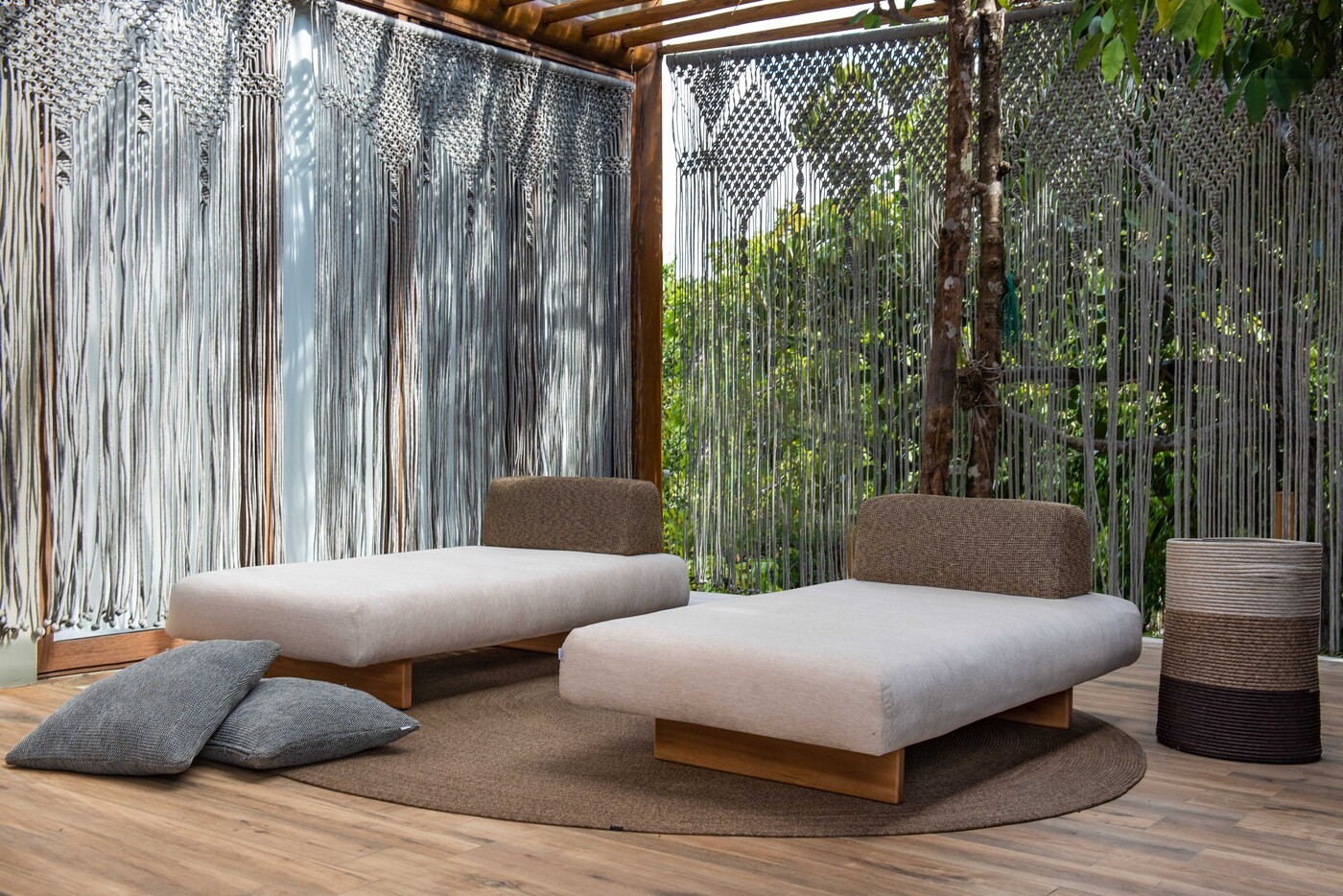 Nova coleção de mobiliário outdoor tem design inspirado na cultura latina (Foto: Reinaldo Giarola)